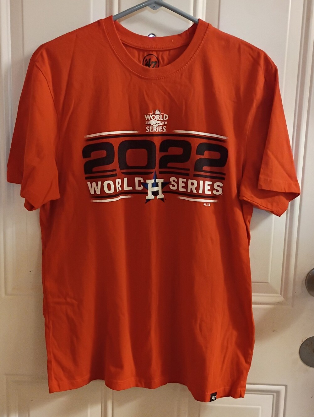 2/$10 Houston Astos 47 Brand Orange Red Short Sleeve Tee